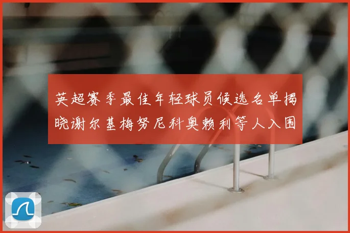 英超赛季最佳年轻球员候选名单揭晓谢尔基梅努尼科奥赖利等人入围